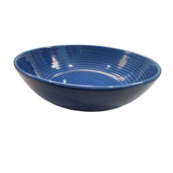 Gordon Ramsay Royal Doulton Denim Maze Bowls A Pair Embossed Rings 2013 GUC - Picture 7 of 10